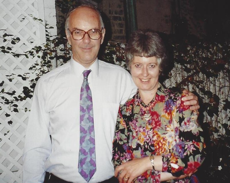 Peter and Bridget Dickinson, New York, 1990 (<em>photo: Gerald Shapiro</em>)